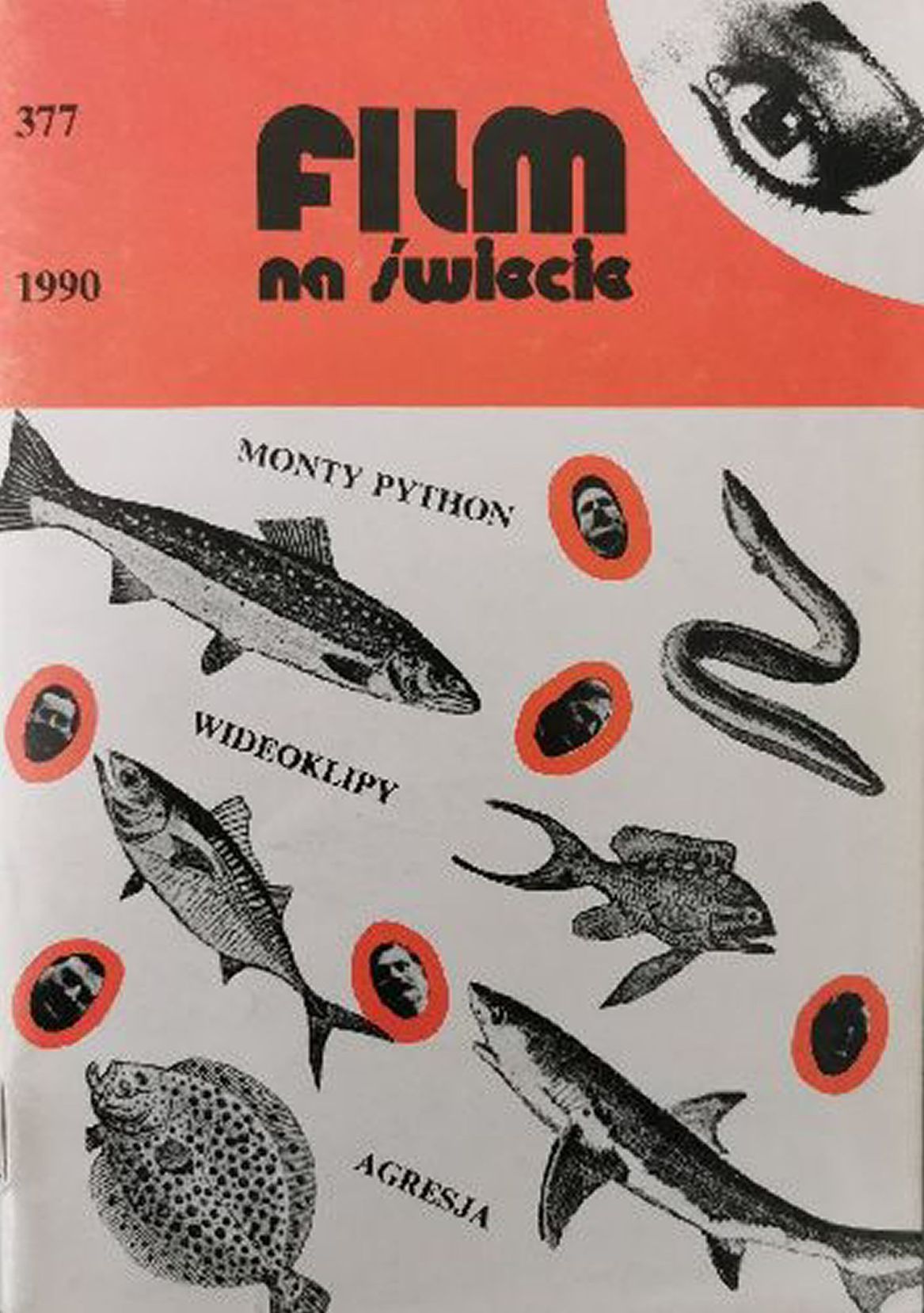 FILM NA SWIECIE magazine side cover Issue 377 (10)   1990